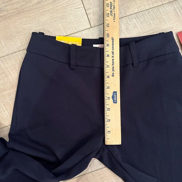 MERONA WOMENS SIZE 2 CLASSIC FIT PANTS HIGHER MID RISE FEDERAL BLUE NEW - Picture 8 of 10